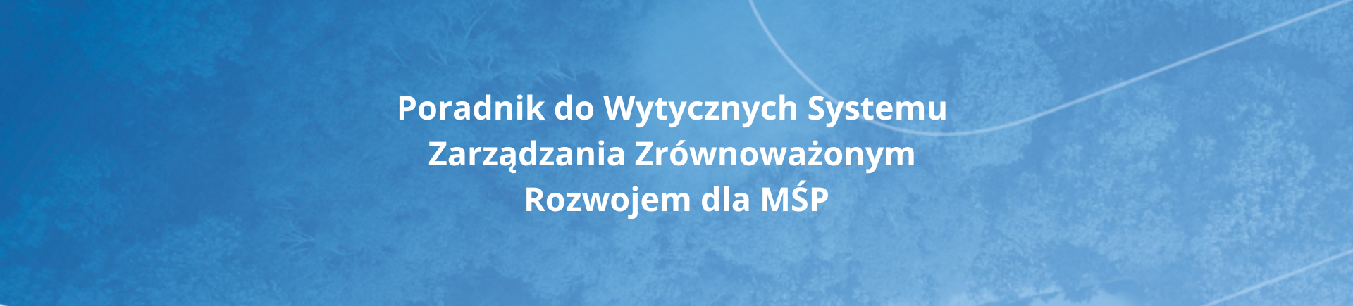 Poradnik do Wytycznych Systemu Zarządzania Zrównoważonym Rozwojem dla MŚP (1920 x 435 px) (1)